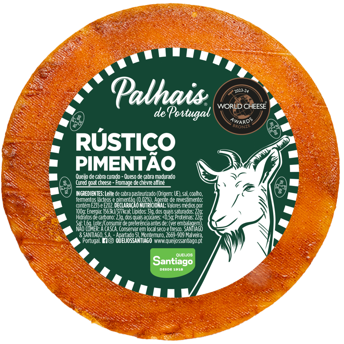 Queijo de Cabra Curado Pimentão