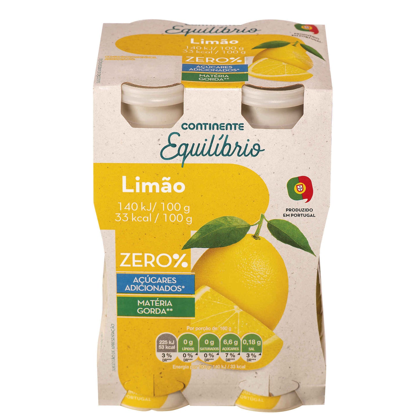 Iogurte Líquido Magro Limão