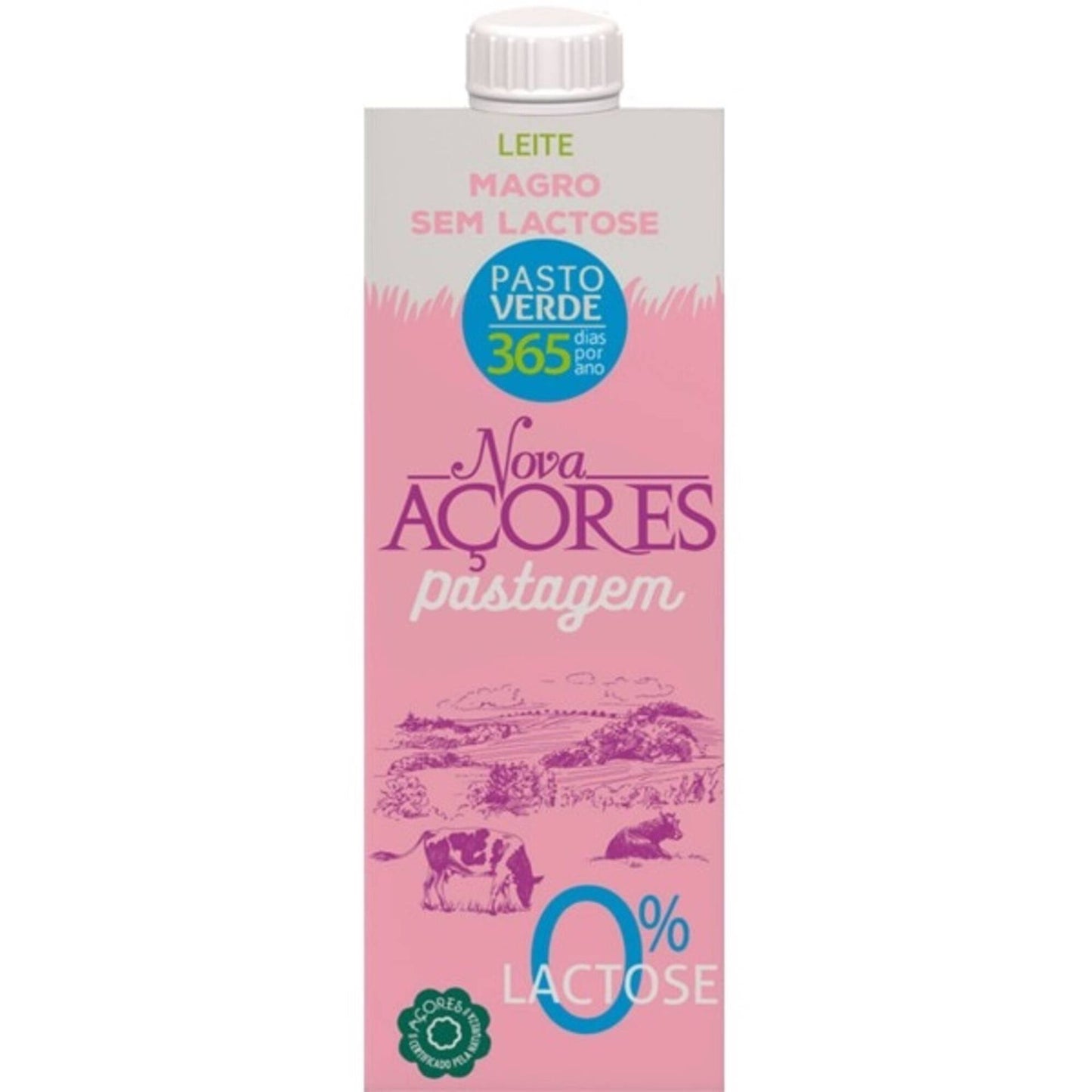 Leite UHT Magro Pastagem sem Lactose