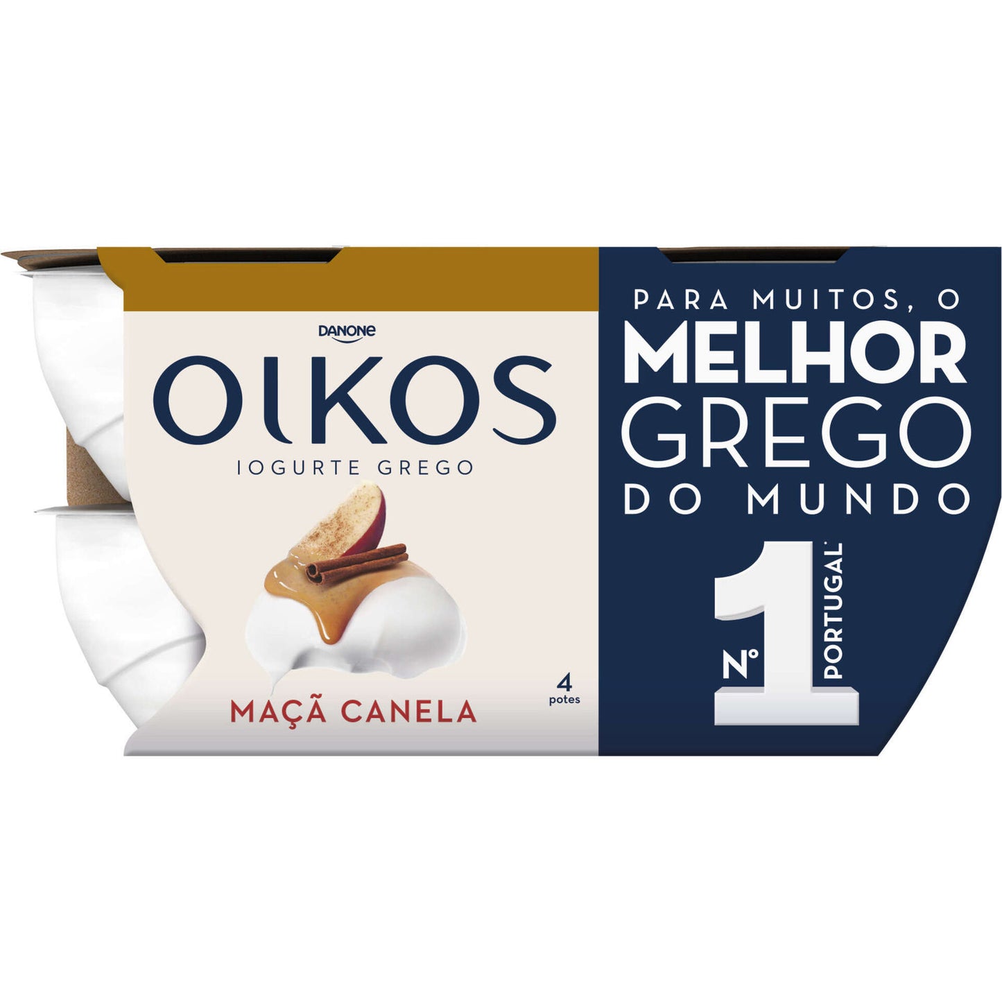 Iogurte Grego Maçã e Canela