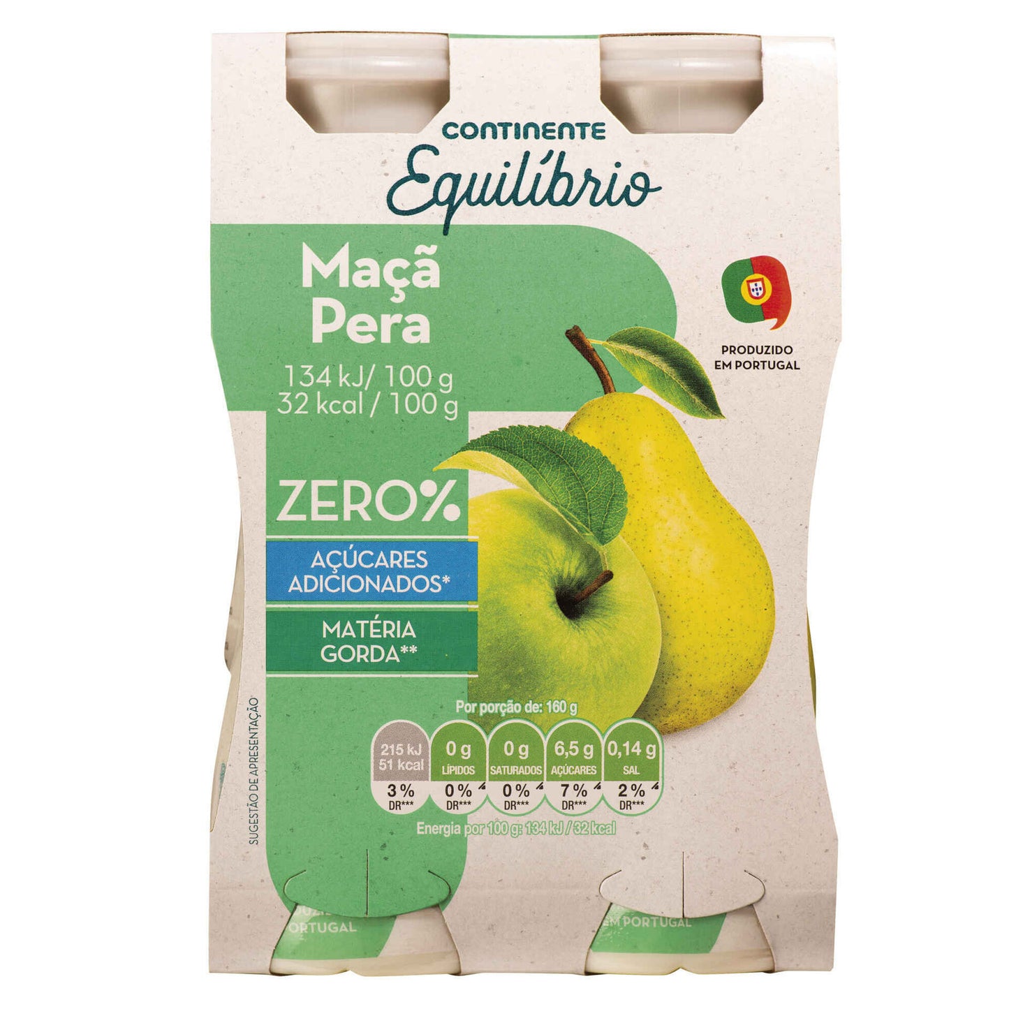 Iogurte Líquido Magro Maçã e Pera