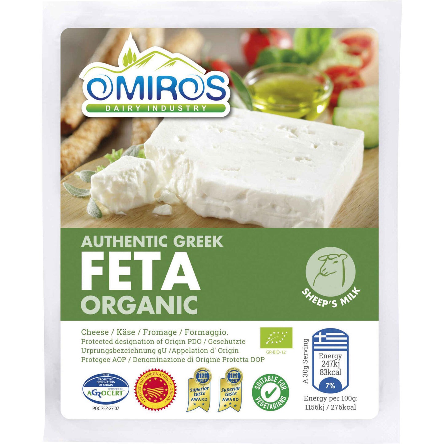 Queijo Feta DOP Biológico