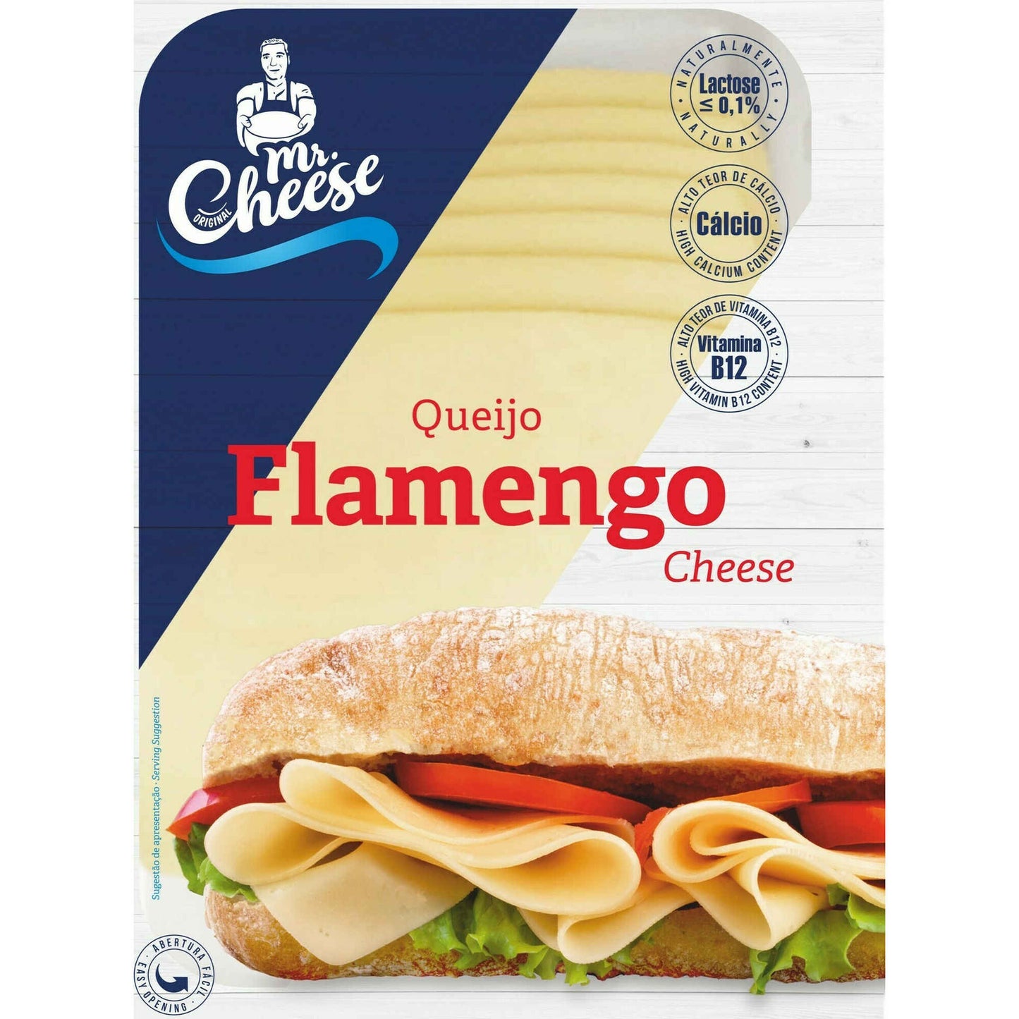 Queijo Flamengo Fatiado