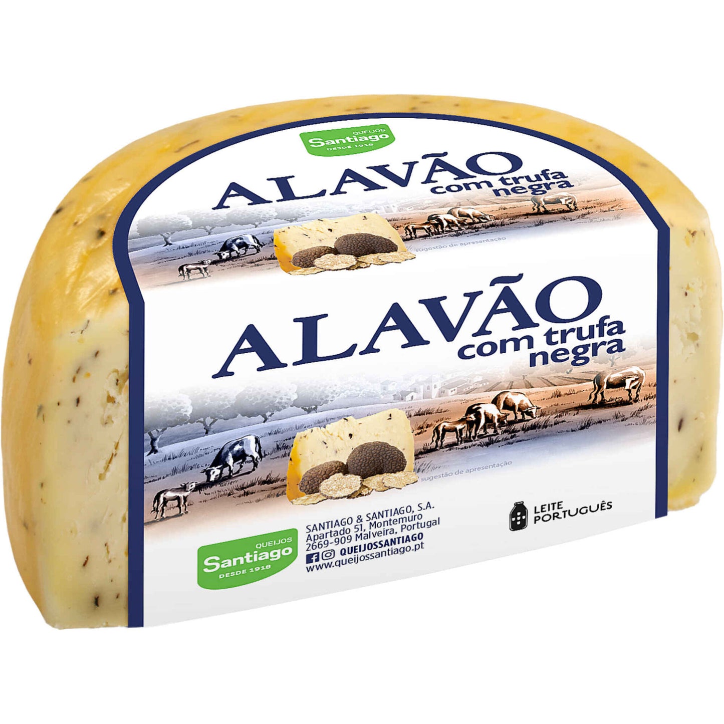 Queijo de Vaca Curado com Trufa Negra