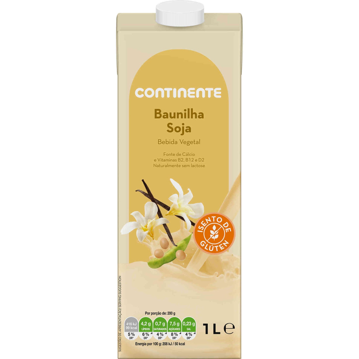 Bebida Vegetal de Soja e Baunilha