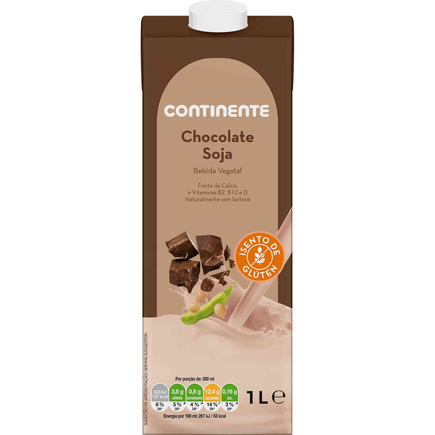 Bebida Vegetal de Soja e Chocolate