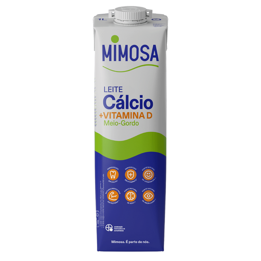 Leite UHT Meio Gordo Cálcio