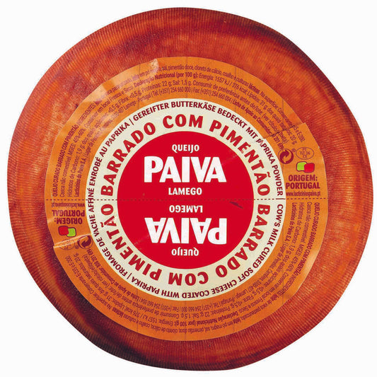 Queijo de Vaca Curado Barrado com Pimentão