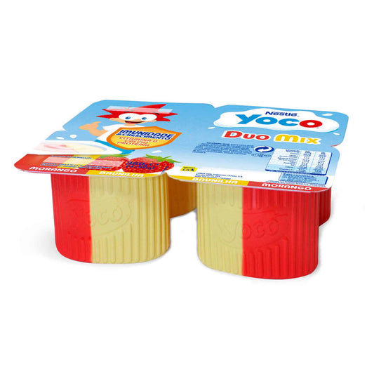 Queijinho Morango e Baunilha Suissinho Duo Mix Infantil
