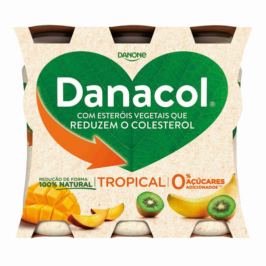 Iogurte Líquido Reduz Colesterol Frutos Exóticos