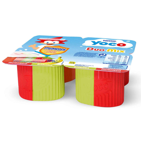 Queijinho Morango e Banana Duo Mix Suissinho Infantil