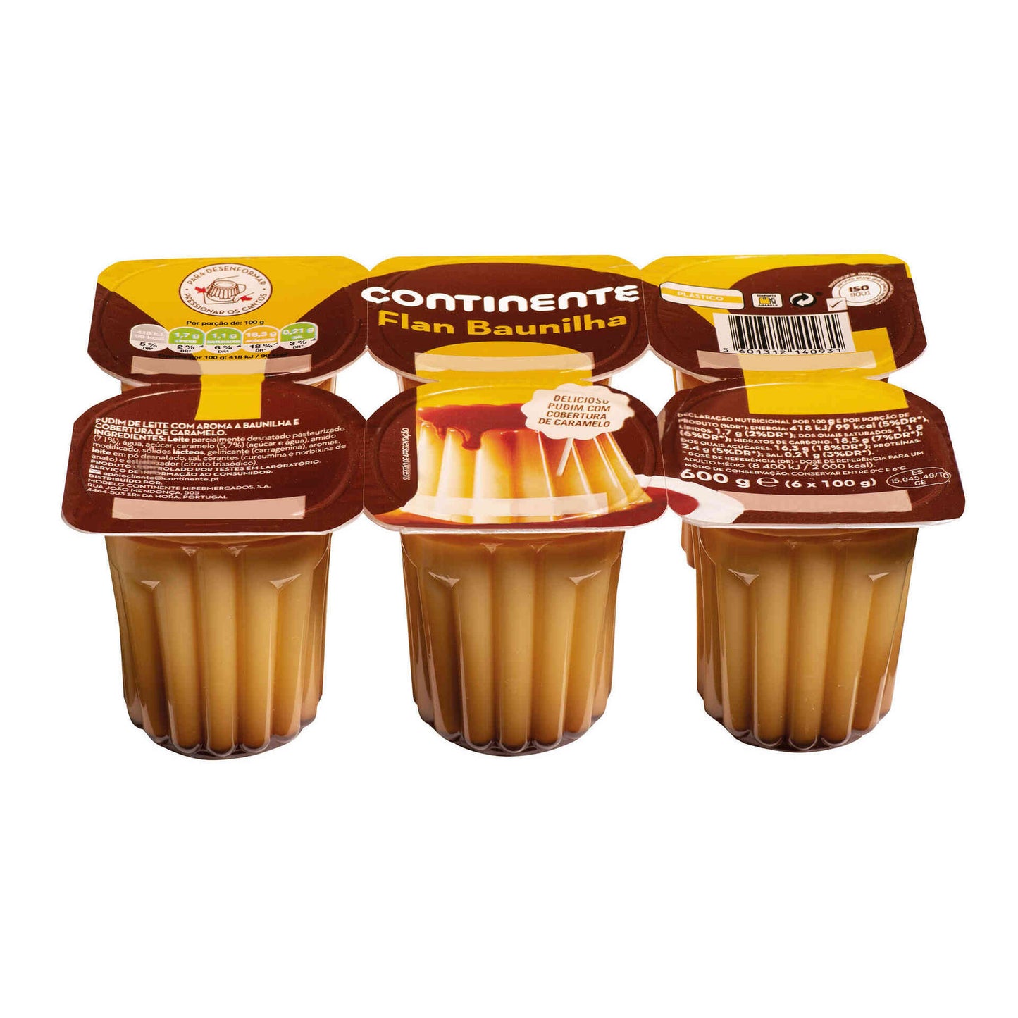 Pudim Flan Baunilha