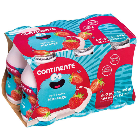 Iogurte Líquido Morango Infantil