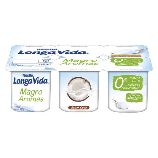 Iogurte Magro Aroma Tutti Frutti e Coco