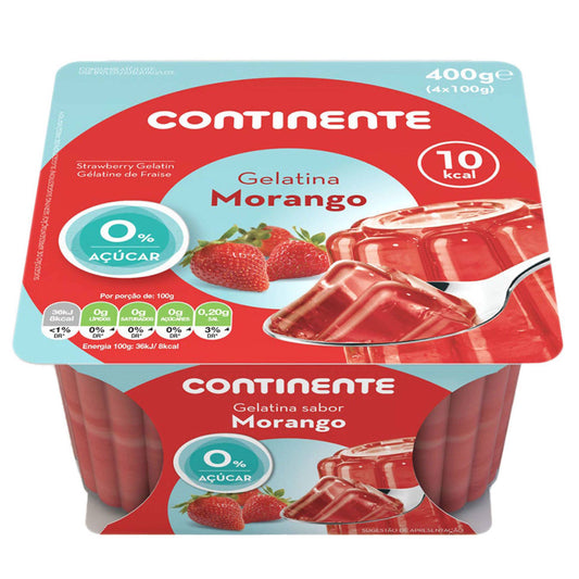 Gelatina Pronta Morango
