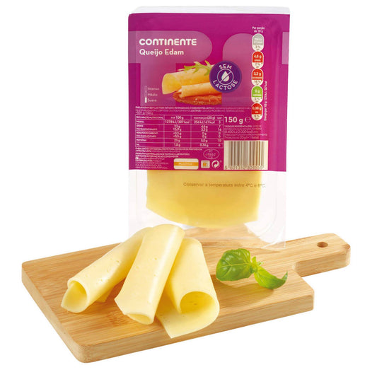 Queijo Edam sem Lactose Fatiado