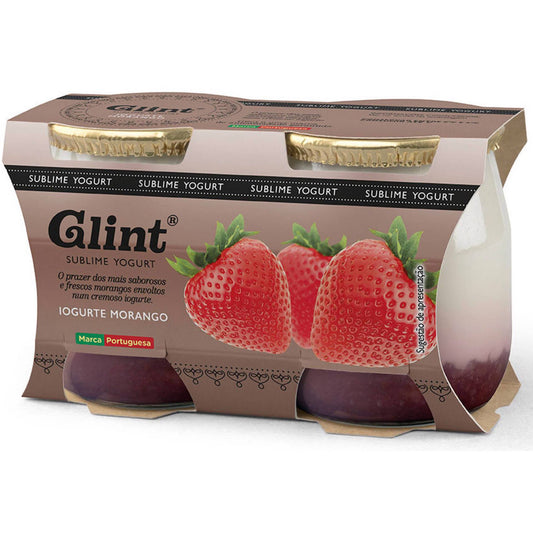 Iogurte Cremoso Pedaços Morango
