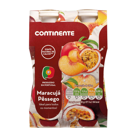 Iogurte Líquido Pêssego Maracujá