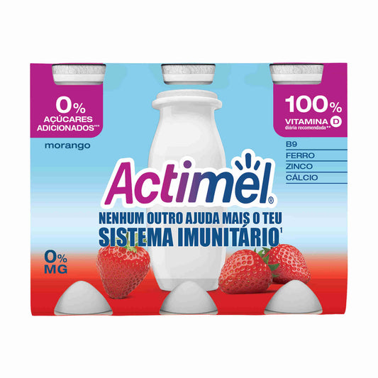 Iogurte Líquido Magro Defesas Morango