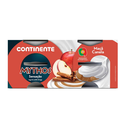Iogurte Grego Mythos Maçã e Canela