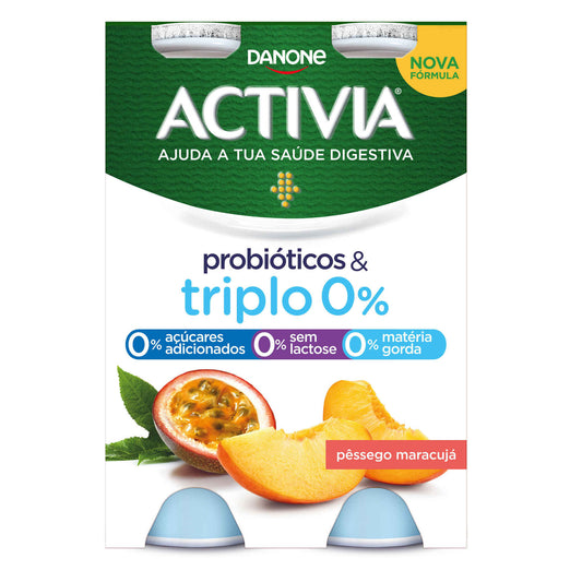 Iogurte Líquido Bifidus Triplo 0% Pêssego e Maracujá sem Lactose