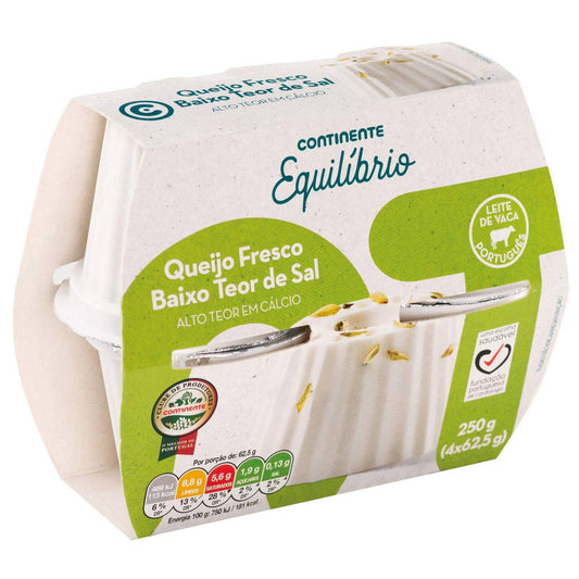 Queijo Fresco Longa Duração Baixo Teor de Sal