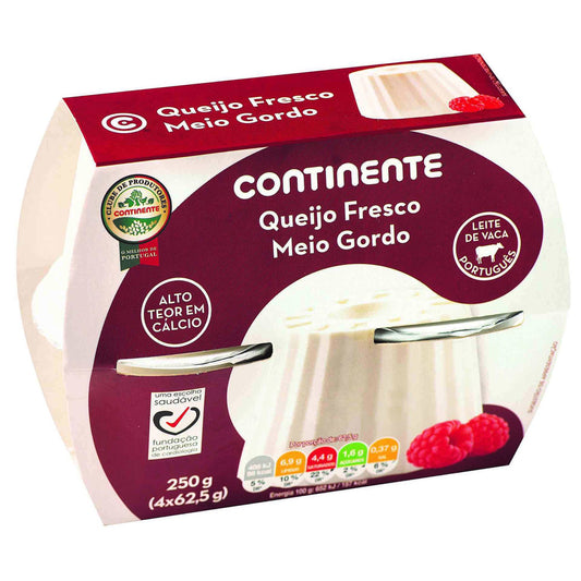 Queijo Fresco Meio Gordo Longa Duração