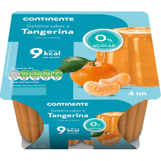 Gelatina Pronta Tangerina sem Açúcar