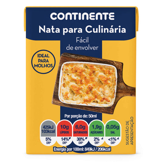 Natas UHT para Culinária