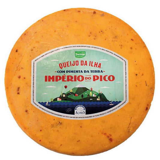 Queijo de Vaca da Ilha Curado com Pimenta Rosa Balcão