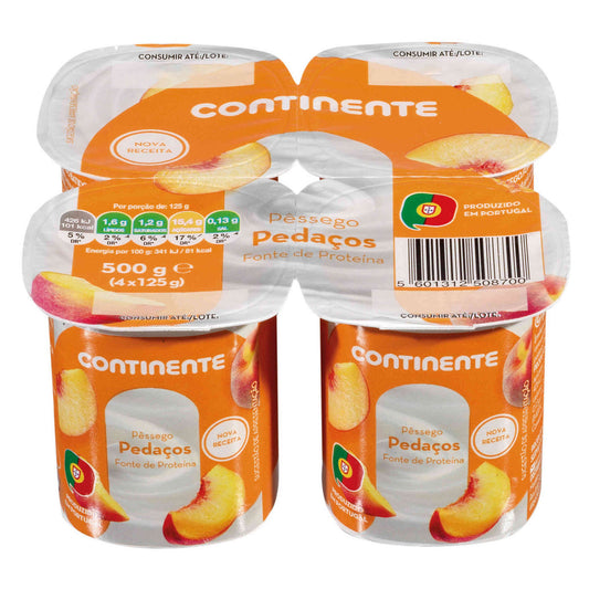 Iogurte Pedaços Pêssego