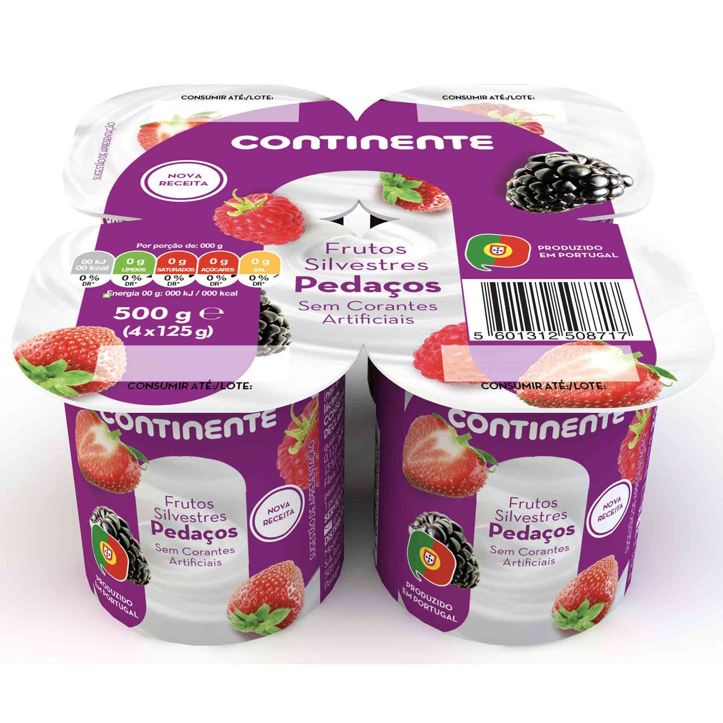 Iogurte Pedaços Frutos Silvestres