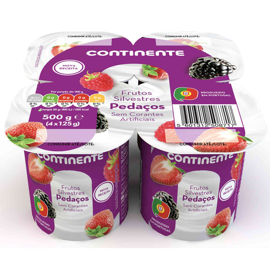 Iogurte Pedaços Frutos Silvestres