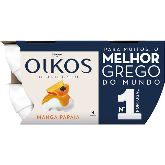 Iogurte Grego Manga e Papaia