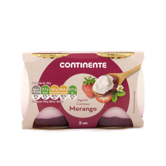 Iogurte Cremoso Morango