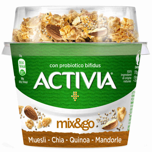 Iogurte Bifidus Topper Cereais Muesli, Chia e Amêndoa
