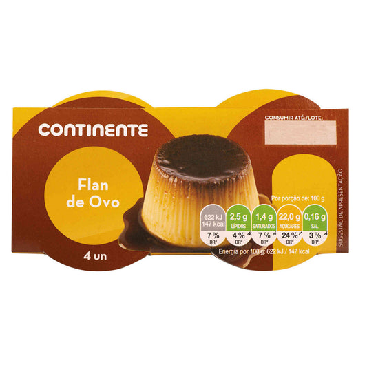 Pudim Flan Ovos