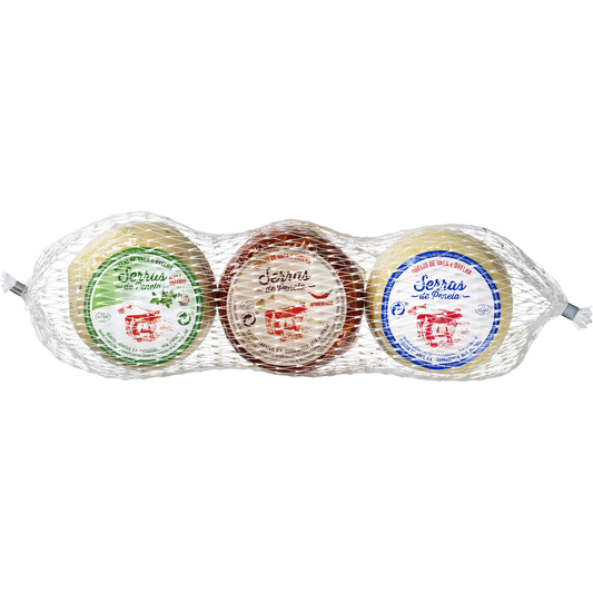 Conjunto de Queijo de Vaca e Ovelha 3 Sabores