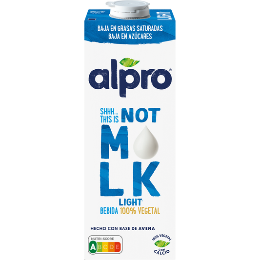 Bebida Vegetal de Aveia Light Sabor a Leite