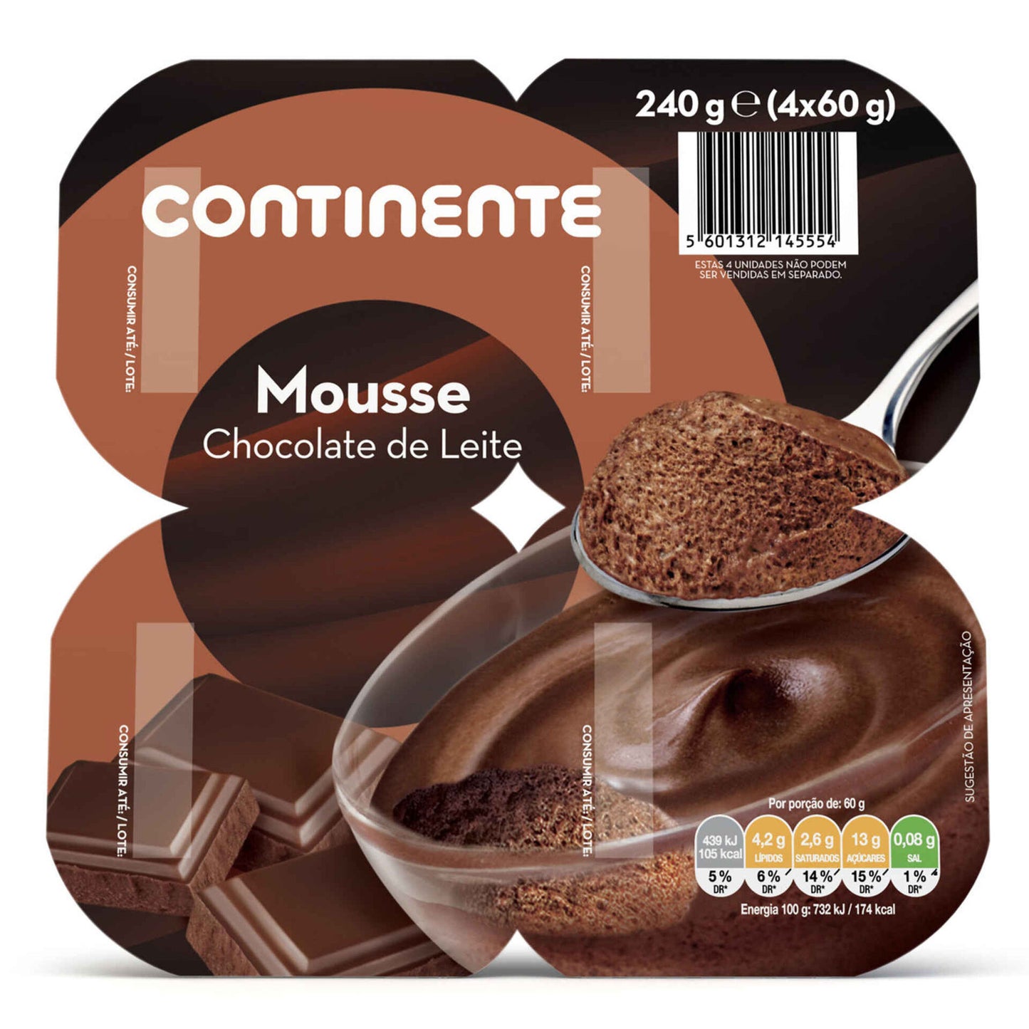 Mousse Chocolate de Leite