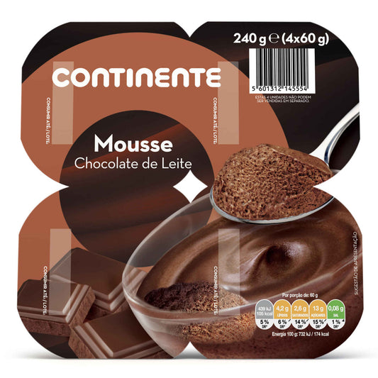Mousse Chocolate de Leite