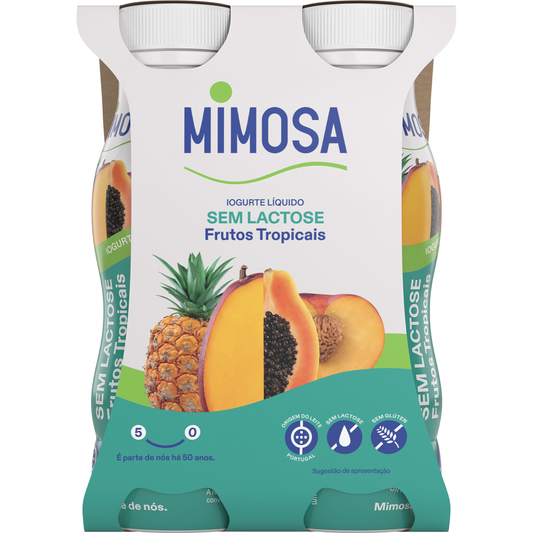 Iogurte Líquido Fruta Exótica Sem Lactose