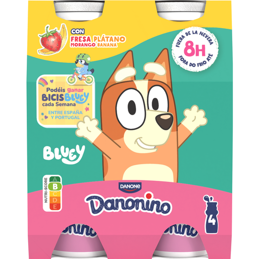 Iogurte Líquido Morango e Banana Infantil