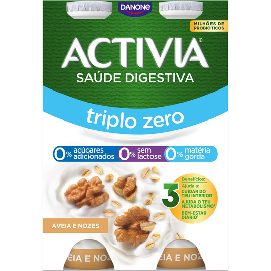 Iogurte Líquido Bifidus Triplo 0% Aveia e Noz sem Lactose