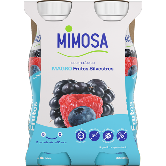 Iogurte Líquido Magro Frutos Silvestres