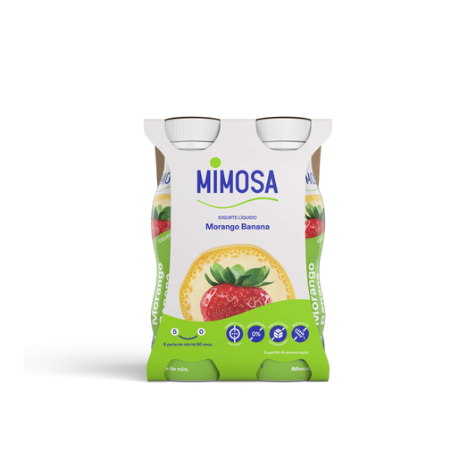Iogurte Líquido Banana e Morango