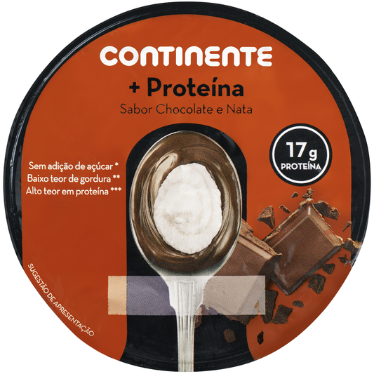 Sobremesa +Proteína Chocolate e Nata