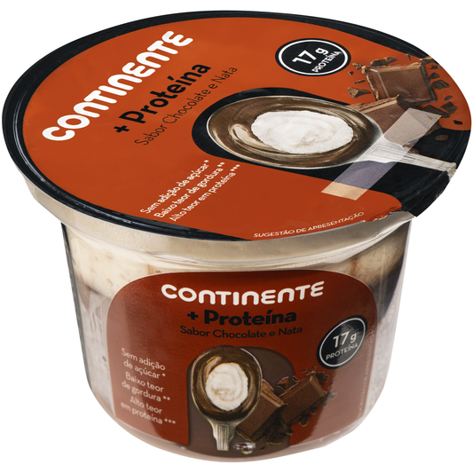 Sobremesa +Proteína Chocolate e Nata