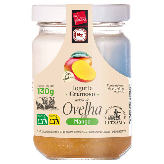 Iogurte Cremoso de Leite de Ovelha Manga