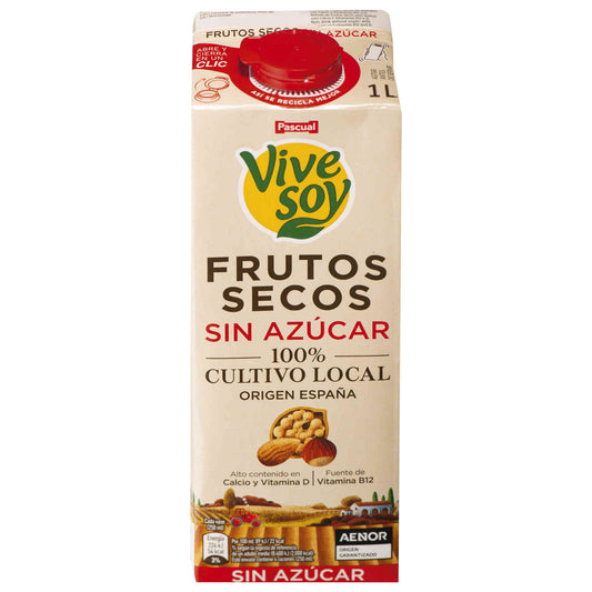 Bebida Vegetal Frutos Secos sem Açúcar